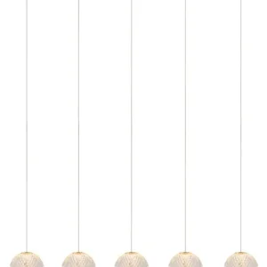 Lucide L134992160 LED mennyezeti függőlámpa CINTRA 5x4,7W integrált LED forrás 5x290lm 2700K Végkiárusítás