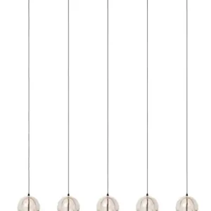 Expressz kézbesítés Lucide L134982530 LED mennyezeti függőlámpa SENTUBAL 5x5,3W integrált LED forrás 5x230lm 2700K
