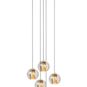 Lucide L134971502 LED mennyezeti függőlámpa DILENKO 5x3,5W integrált LED forrás 5x140lm 2700K Kedvezményes ár