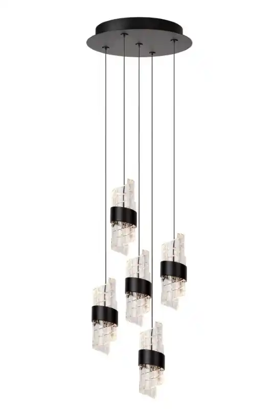 Lucide L134963630 LED mennyezeti függőlámpa KLIGANDE 5x8W integrált LED forrás 5x520lm 2700K Újdonság