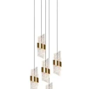 Rendeld meg most Lucide L134963602 LED mennyezeti függőlámpa KLIGANDE 5x8W integrált LED forrás 5x520lm 2700K
