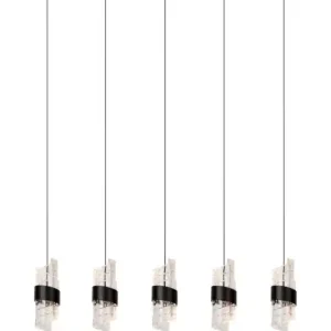Árengedmény Lucide L134963530 LED mennyezeti függőlámpa KLIGANDE 5x7,8W integrált LED forrás 5x620lm 2700K