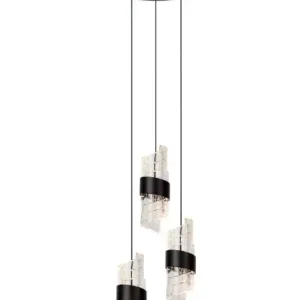 Árengedmény Lucide L134962130 LED mennyezeti függőlámpa KLIGANDE 3x8W integrált LED forrás 3x600lm 2700K