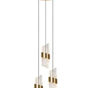 Szezonális akció Lucide L134962102 LED mennyezeti függőlámpa KLIGANDE 3x8W integrált LED forrás 3x600lm 2700K