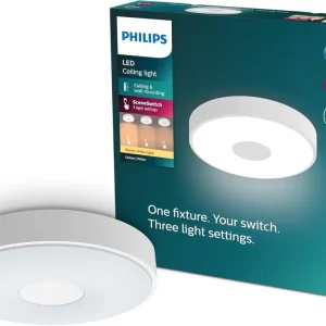 Ajánlat Philips 8720169301252 LED mennyezetre szerelhető lámpa Coiner 24W integrált LED forrás 2700lm 2700K