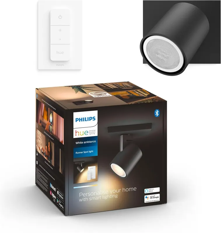 Philips Hue 8720169320710 LED fali spotlámpa Runner 4,2W GU10 400lm 2200-6500K Korlátozott ajánlat
