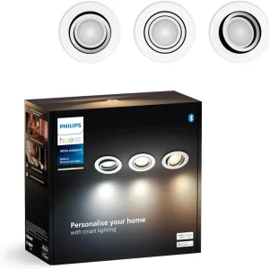 Vedd meg online Philips Hue 8720169319936 LED süllyeszthető lámpa Milliskin 3x4,2W GU10 3x400lm 2200-6500K
