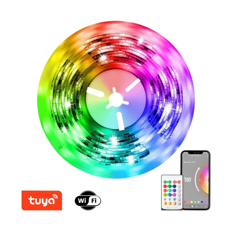 Azonnal elérhető Immax NEO 07775L LED LED szalag Smart Strip 48W integrált LED forrás 4060lm 2700-6500K