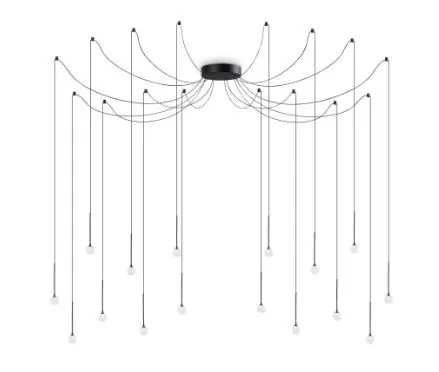 Expressz kézbesítés Ideal lux I284002 LED mennyezeti függőlámpa LUCCIOLA 16W integrált LED forrás 1500lm 3000K
