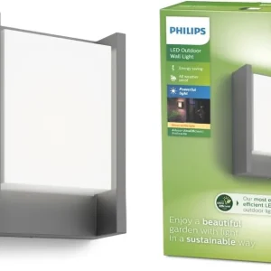 Azonnali szállítás Philips 8720169278042 LED kültéri fali lámpa Arbour 3,8W integrált LED forrás 800lm 2700K