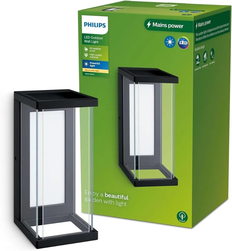 Philips 8720169266797 LED kültéri fali lámpa Ulyzo 12W integrált LED forrás 1500lm 2700K Akció