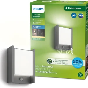Vedd meg online Philips 8720169263833 LED kültéri fali lámpa Arbour 3,8W integrált LED forrás 800lm 2700K