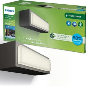 Szuper ajánlat Philips 8720169257498 LED kültéri fali lámpa Stratosphere 3,8W integrált LED forrás 800lm 4000K