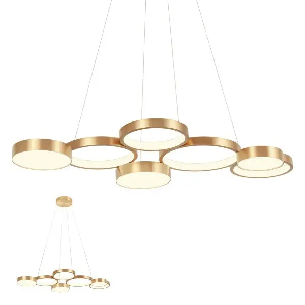 Vásárlói kedvenc Redo 01-2546 LED mennyezeti függőlámpa CRONOS 65W integrált LED forrás 4137lm 3000K