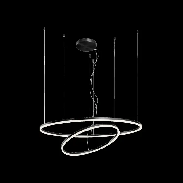 Népszerű Redo 01-1953-TRIAC LED mennyezeti függőlámpa TRIAC ORBIT 41+68W integrált LED forrás 9142lm 3000K