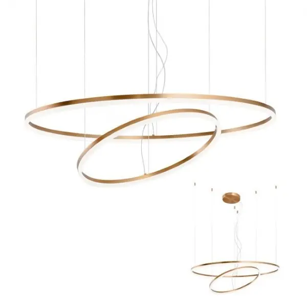 Redo 01-1923-TRIAC LED mennyezeti függőlámpa TRIAC ORBIT 41+68W integrált LED forrás 9468lm 4000K Akció