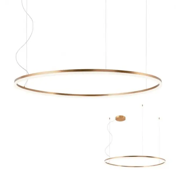 Expressz kézbesítés Redo 01-1919-TRIAC LED mennyezeti függőlámpa TRIAC ORBIT 76W integrált LED forrás 7159lm 4000K