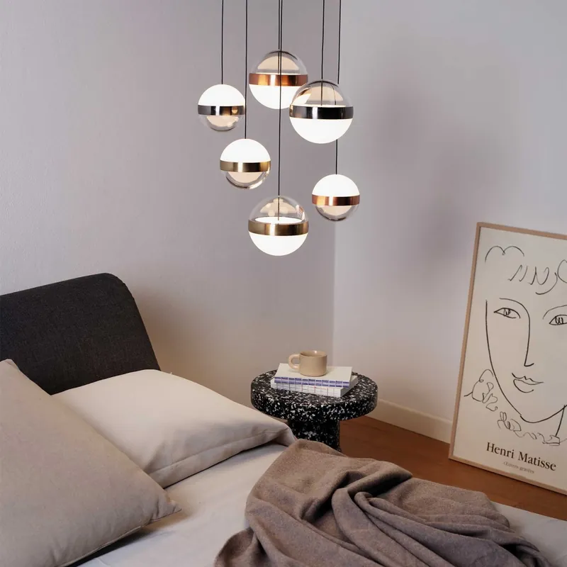 Csak ma Ideal lux 321172 LED mennyezeti függőlámpa GALAXY 58W integrált LED forrás 5750lm 3000K